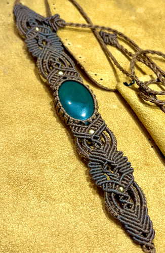 سربند میکرومکرمه سنگ اونتورین